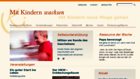 What Mit-kindern-wachsen.de website looked like in 2018 (5 years ago)