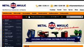 What Metalmikulic.si website looked like in 2018 (5 years ago)