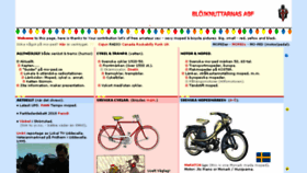 What Mo-ped.se website looked like in 2018 (5 years ago)