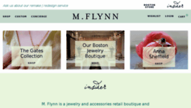 What Mflynnjewelry.com website looked like in 2018 (5 years ago)