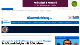What Muenstersche-zeitung.de website looked like in 2018 (5 years ago)