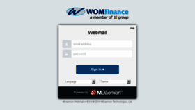 What Mail.wom.co.id website looked like in 2018 (5 years ago)