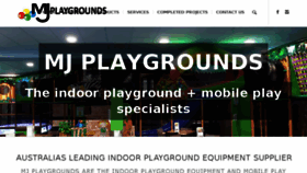 What Mjplaygrounds.com.au website looked like in 2018 (5 years ago)