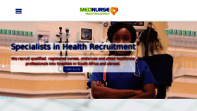 What Mednurse.co.za website looked like in 2018 (5 years ago)