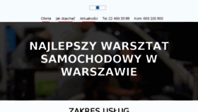 What Mechanic.pl website looked like in 2018 (5 years ago)