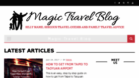 What Magictravelblog.com website looked like in 2018 (5 years ago)