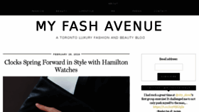 What Myfashavenue.com website looked like in 2018 (5 years ago)