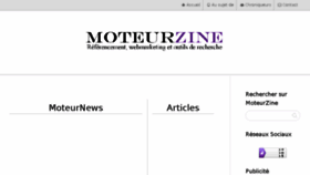 What Moteurzine.com website looked like in 2018 (5 years ago)