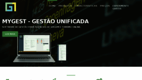 What Mygest.pt website looked like in 2018 (7 years ago)