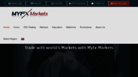 What Myfxmarkets.com website looked like in 2018 (5 years ago)
