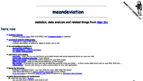 What Meandeviation.com website looked like in 2018 (5 years ago)