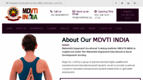 What Mdvtiindia.org website looked like in 2018 (5 years ago)