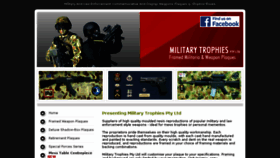 What Militarytrophies.com.au website looked like in 2018 (5 years ago)
