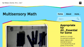 What Multisensorymath.com website looked like in 2018 (5 years ago)