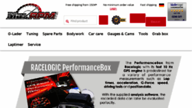 What Maxrpm.de website looked like in 2018 (7 years ago)