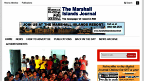 What Marshallislandsjournal.com website looked like in 2018 (5 years ago)