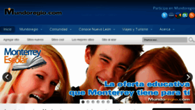 What Mundoregio.com website looked like in 2018 (5 years ago)