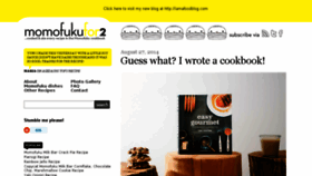 What Momofukufor2.com website looked like in 2018 (5 years ago)
