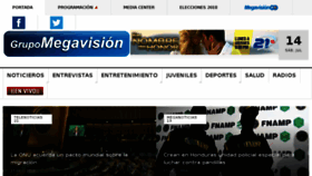 What Megavision.com.sv website looked like in 2018 (5 years ago)