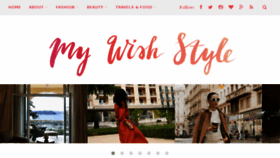 What Mywishstyle.com website looked like in 2018 (5 years ago)