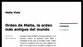 What Maltavista.net website looked like in 2018 (5 years ago)