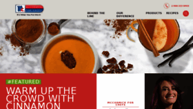 What Mccormickforchefs.com website looked like in 2018 (5 years ago)