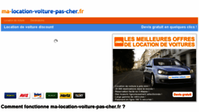 What Ma-location-voiture-pas-cher.fr website looked like in 2018 (5 years ago)