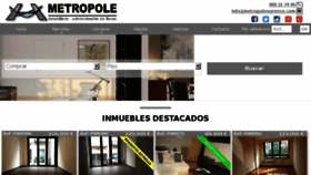 What Metropoleourense.com website looked like in 2018 (5 years ago)