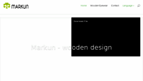 What Markun.si website looked like in 2018 (5 years ago)