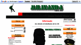 What Milinanda.pt website looked like in 2018 (7 years ago)