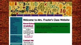 What Mrsfraziersclass.org website looked like in 2018 (5 years ago)