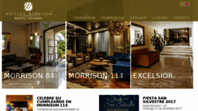 What Morrisonhotel.com website looked like in 2018 (5 years ago)