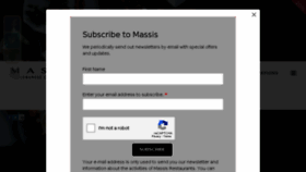 What Massis.co.uk website looked like in 2018 (5 years ago)