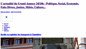 What Mannecy.fr website looked like in 2018 (5 years ago)