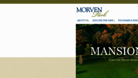 What Morvenpark.org website looked like in 2018 (7 years ago)