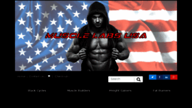 What Musclelabsusa.com website looked like in 2018 (5 years ago)