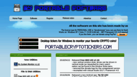 What Myportablesoftware.com website looked like in 2018 (5 years ago)