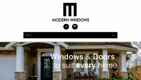 What Modernwindowsanddoors.ca website looked like in 2018 (5 years ago)
