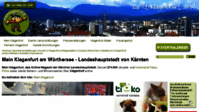 What Mein-klagenfurt.at website looked like in 2018 (5 years ago)