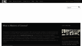 What Mastersofcinema.org website looked like in 2018 (7 years ago)