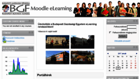 What Moodle.uni-bge.hu website looked like in 2018 (5 years ago)