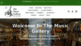 What Musicgalleryinc.com website looked like in 2018 (5 years ago)