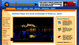 What Mallorcamaps.net website looked like in 2018 (5 years ago)
