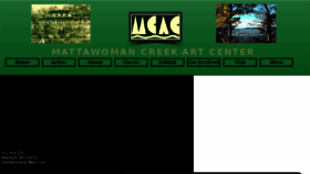 What Mattawomanart.org website looked like in 2018 (5 years ago)
