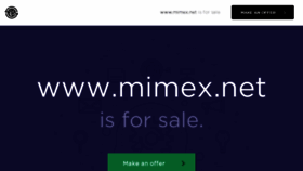 What Mimex.net website looked like in 2018 (5 years ago)