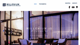 What Milleniumspapv.com website looked like in 2018 (5 years ago)
