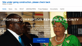 What Micat.gov.lr website looked like in 2018 (7 years ago)