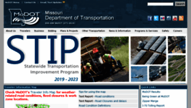 What Modot.gov website looked like in 2018 (5 years ago)