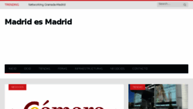 What Madridesmadrid.com website looked like in 2018 (5 years ago)