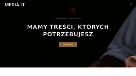 What Mediait.pl website looked like in 2018 (5 years ago)